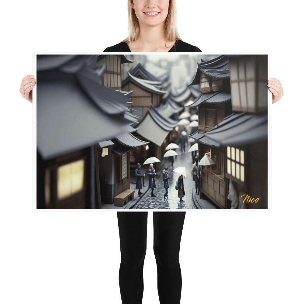 Oriental Rain Series Print #2 - Paper Poster