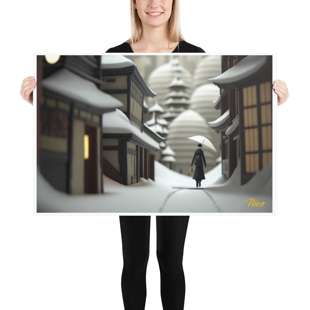 Asian Snow Series Print #5 - Paper Poster