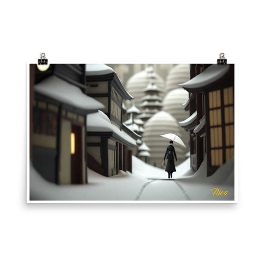 Asian Snow Series Print #5 - Paper Poster