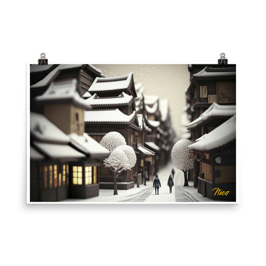 Asian Snow Series Print #8 - Paper Poster