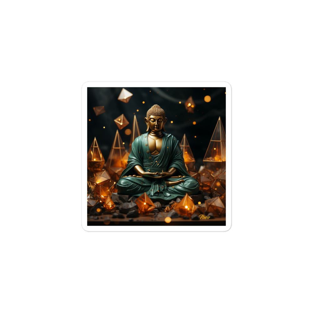 Ascending Buddha Series Print #4 - Bubble-free stickers