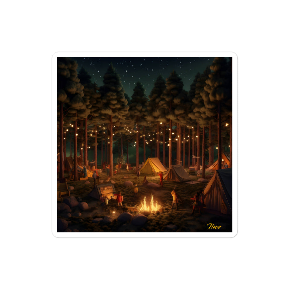 Campfire Series Print #9 - Bubble-free sticker