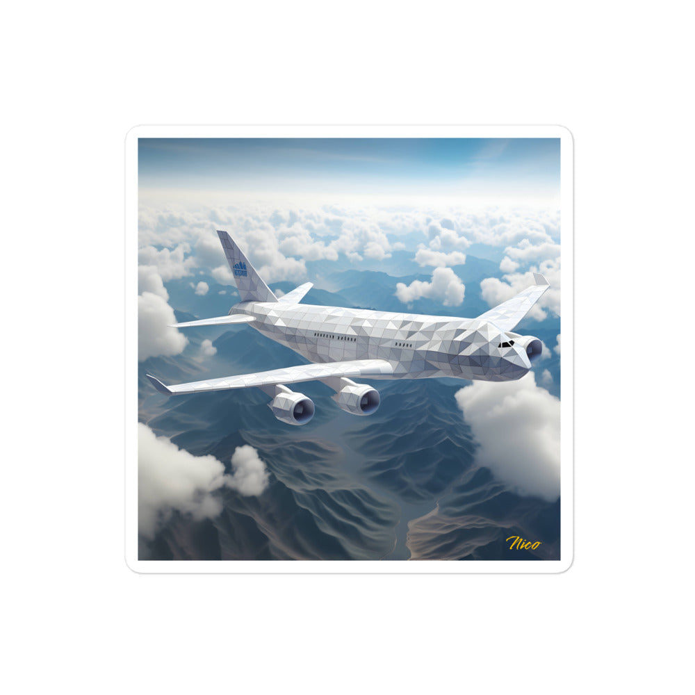 Frequent Flyer Miles Series Print #7 - Bubble-free sticker