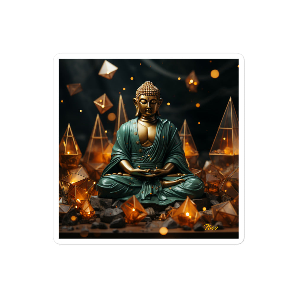 Ascending Buddha Series Print #4 - Bubble-free stickers