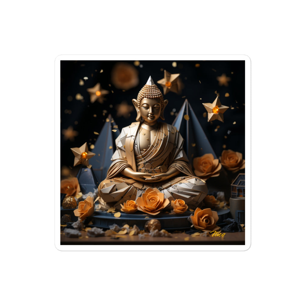 Ascending Buddha Series Print #5 - Bubble-free stickers