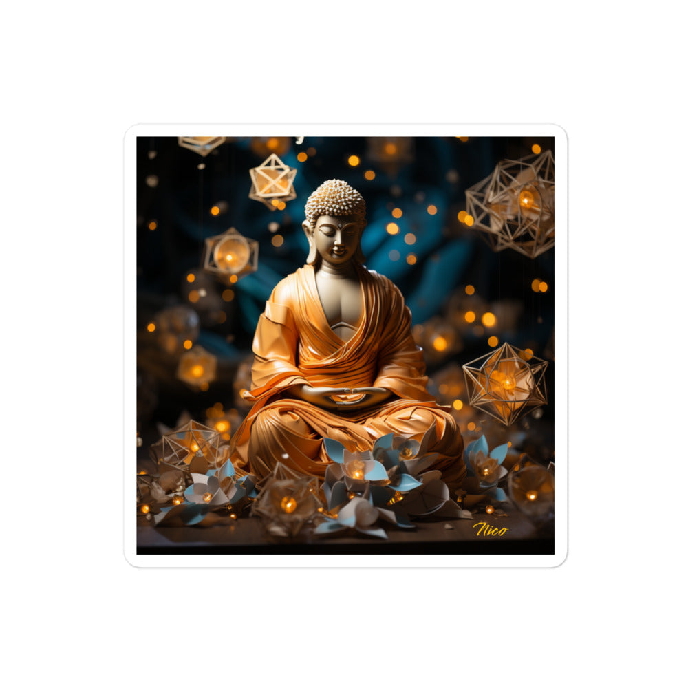 Ascending Buddha Series Print #8 - Bubble-free stickers