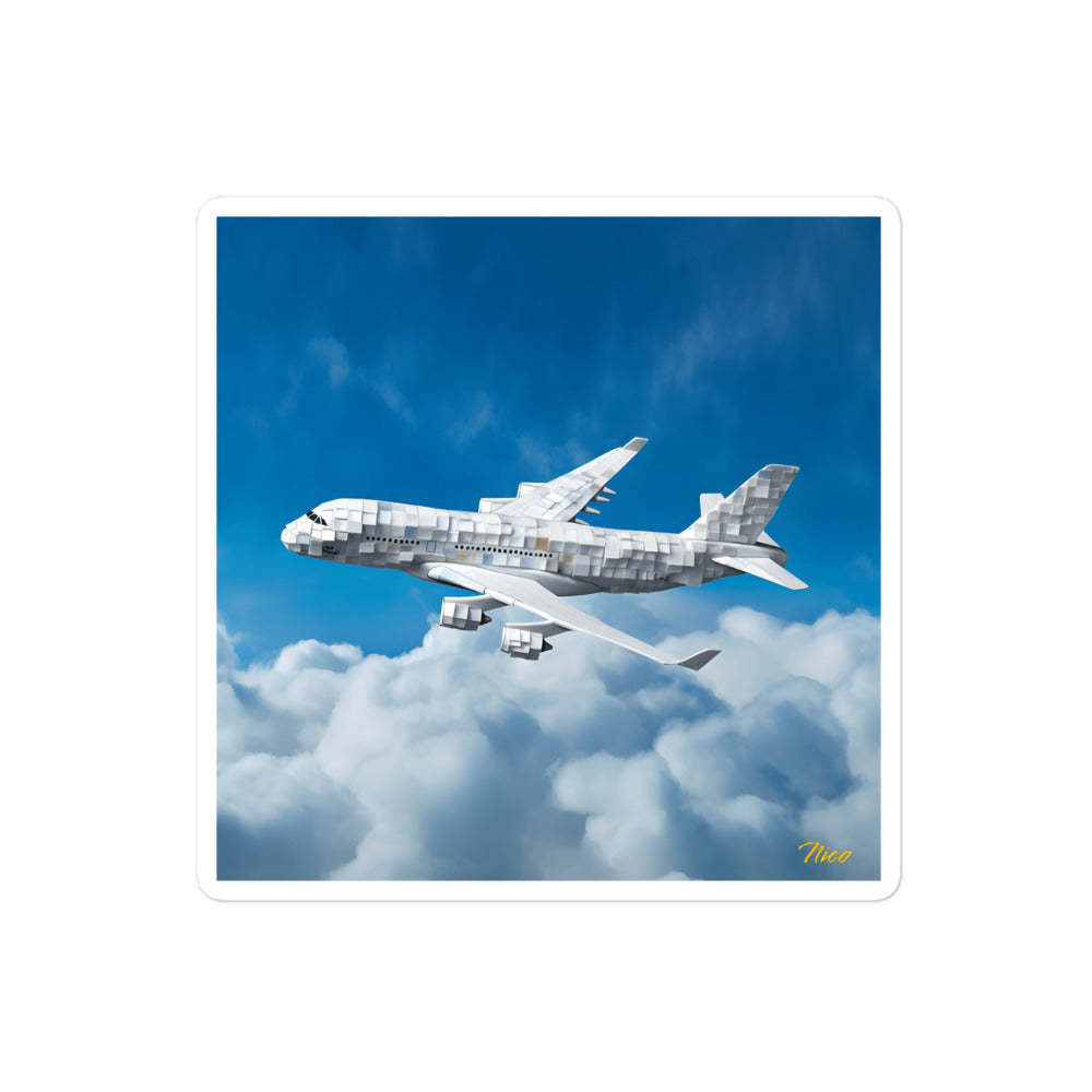 Frequent Flyer Miles Series Print #5 - Bubble-free sticker