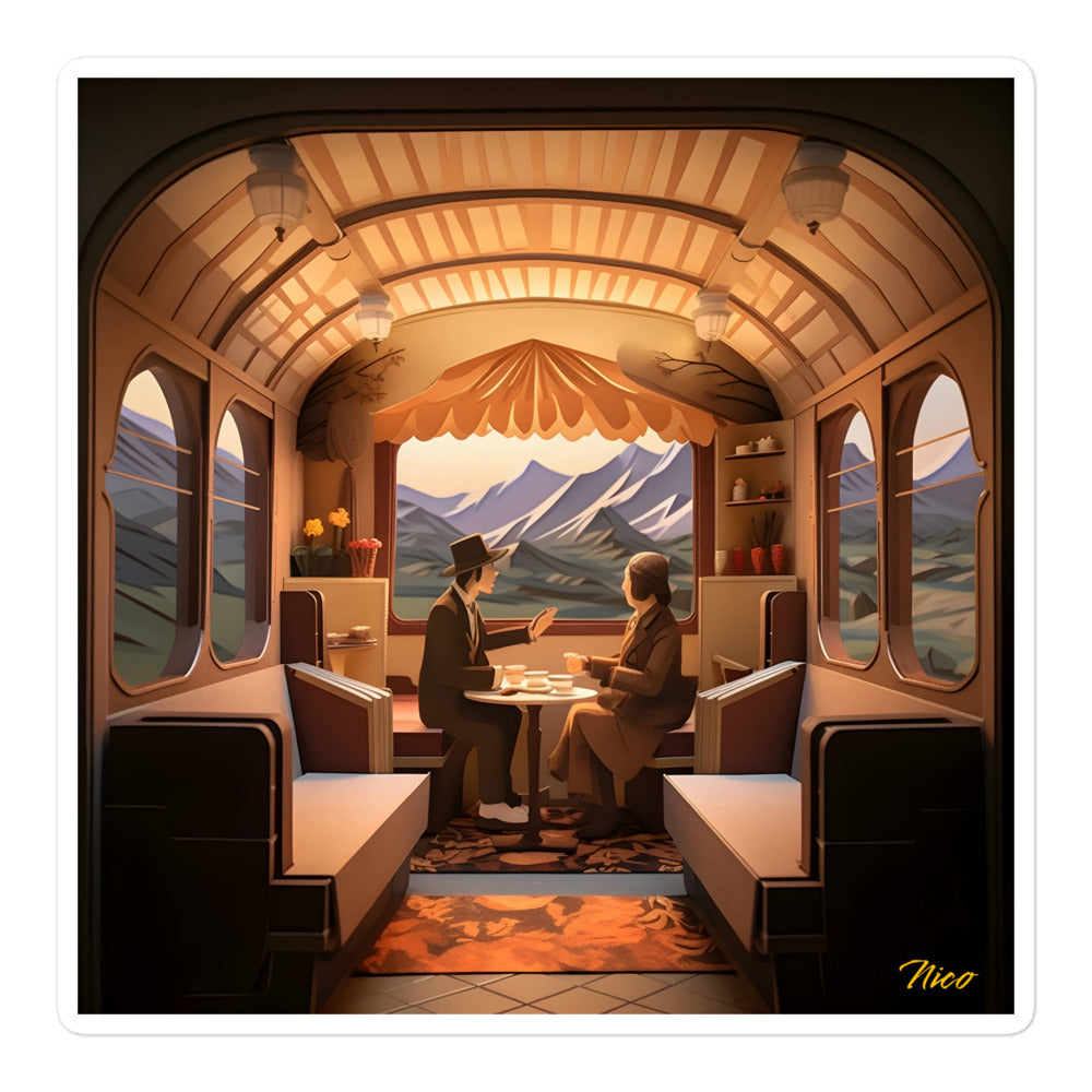 Orient Express Series Print #10 - Bubble free sticker