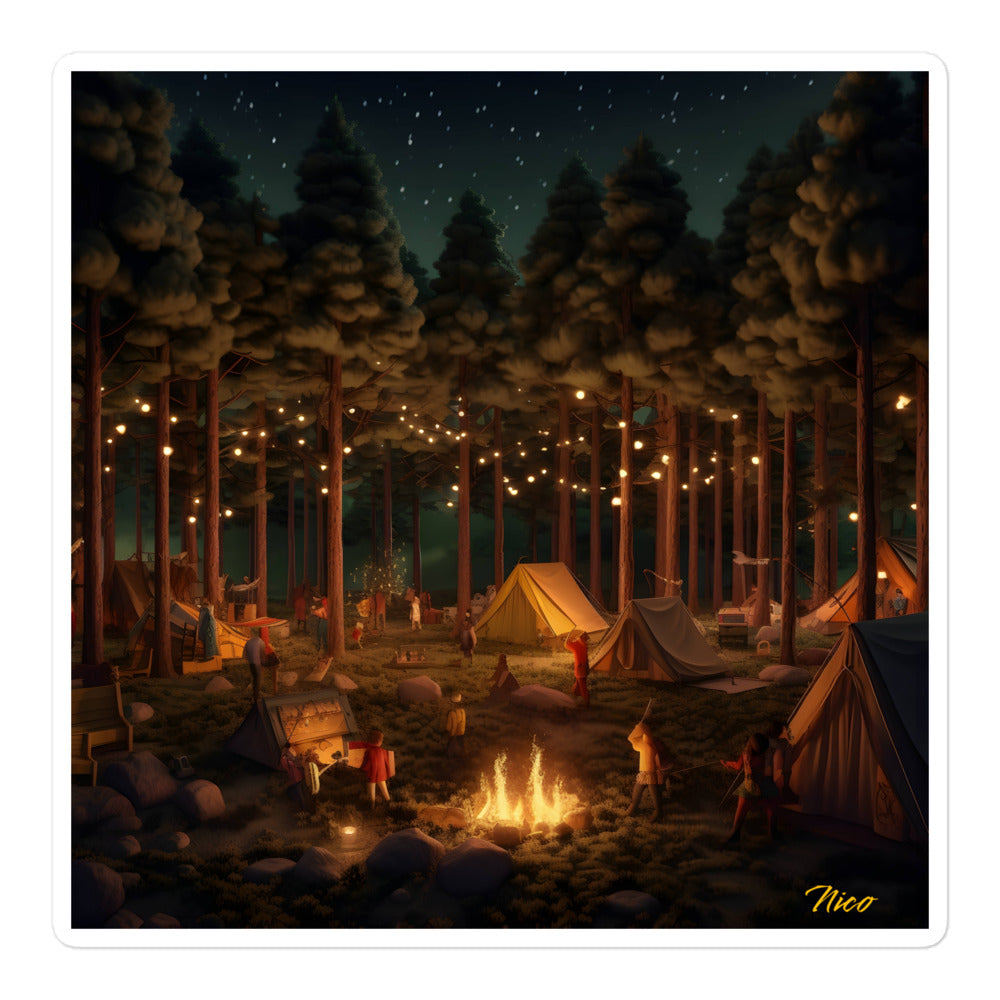 Campfire Series Print #9 - Bubble-free sticker