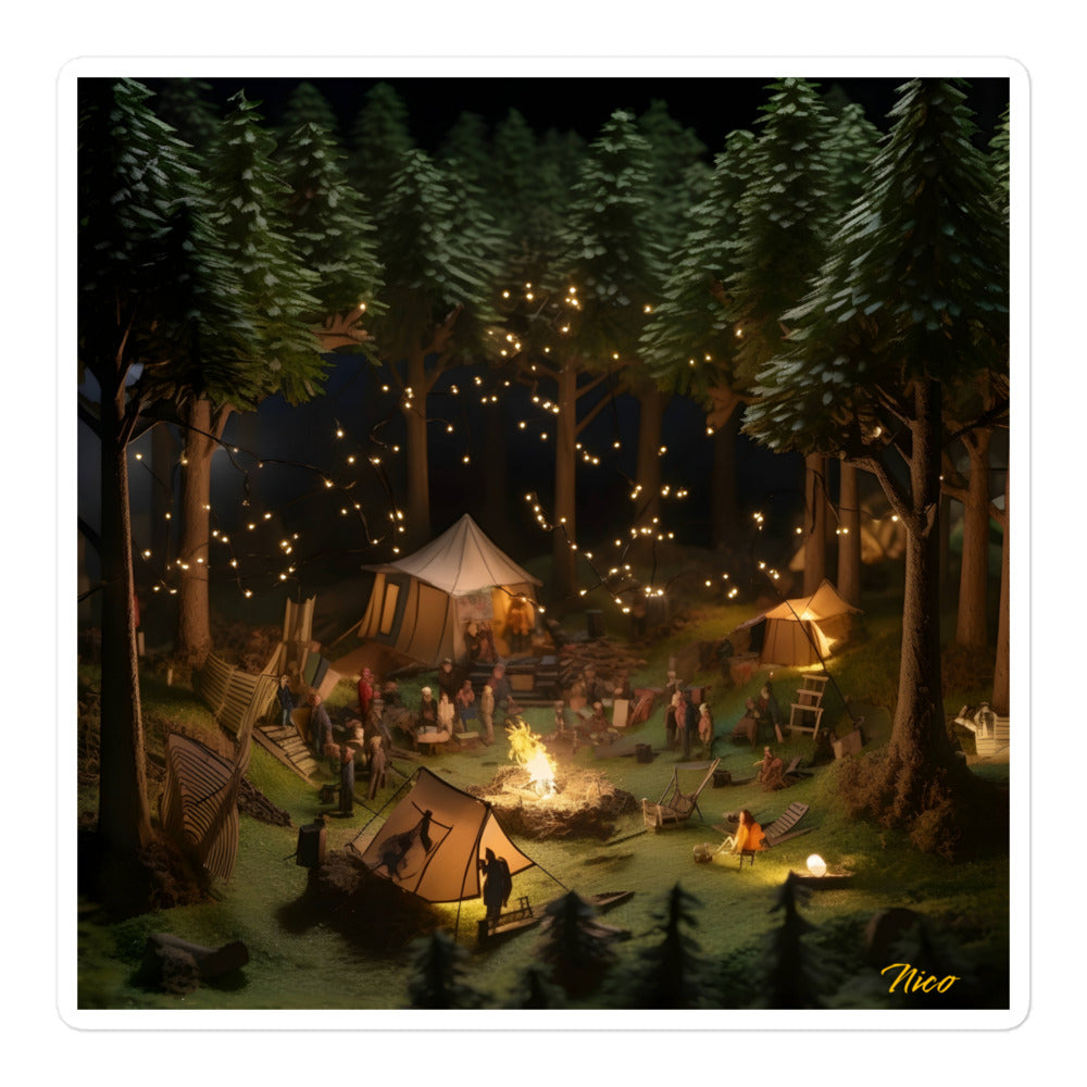 Campfire Series Print #5 - Bubble-free sticker