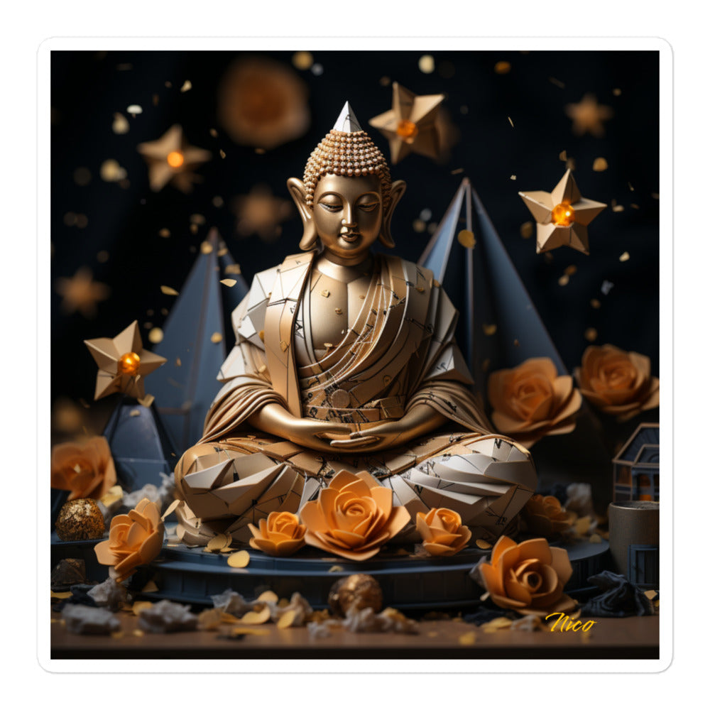 Ascending Buddha Series Print #5 - Bubble-free stickers