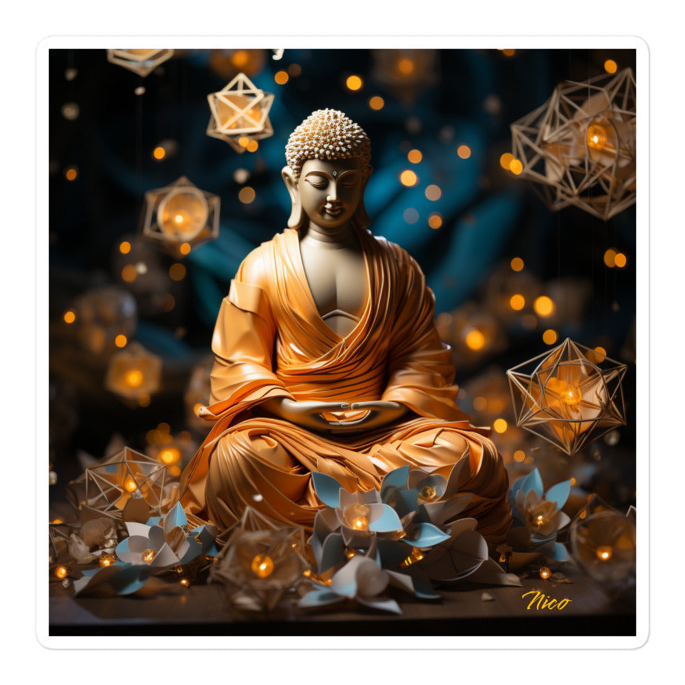 Ascending Buddha Series Print #8 - Bubble-free stickers