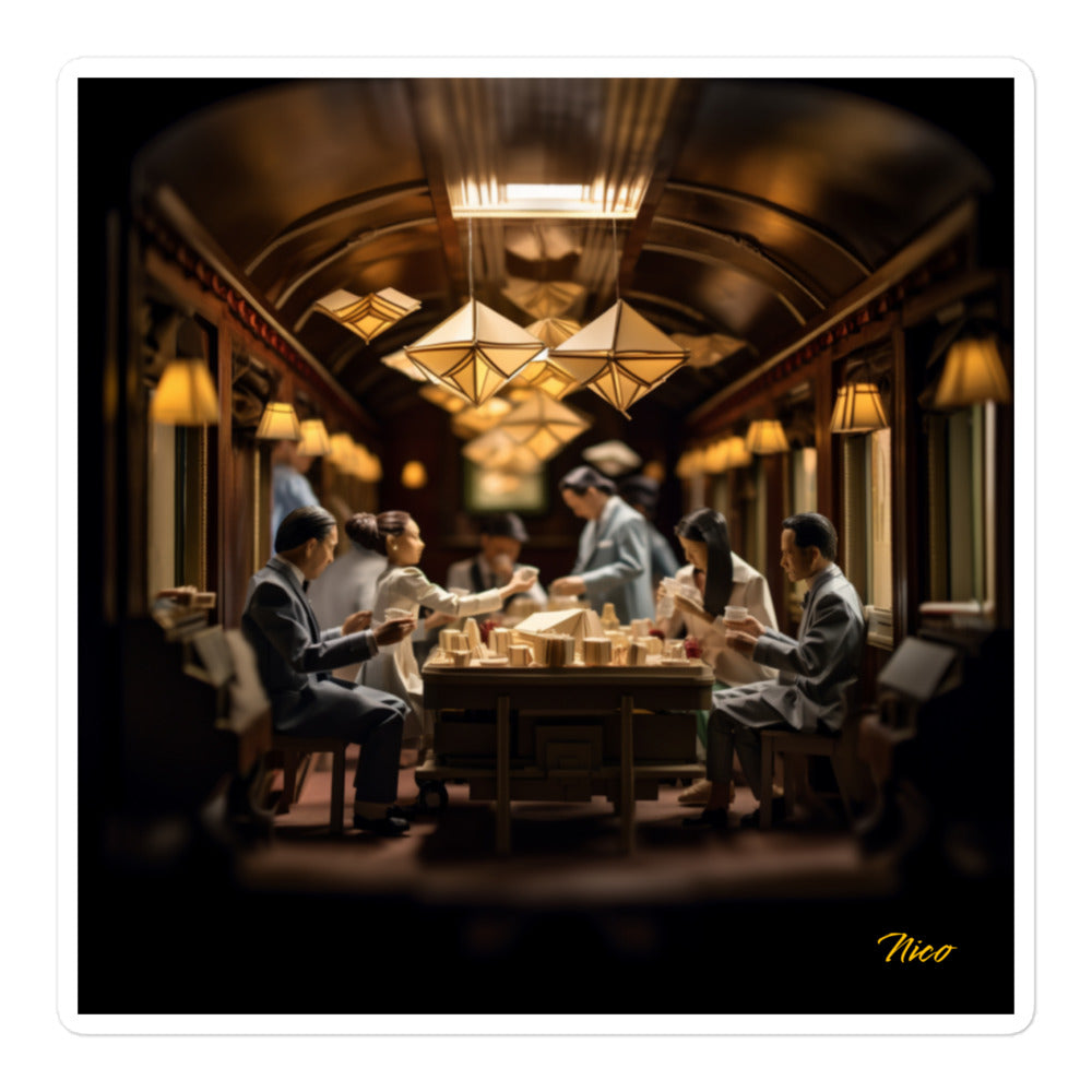 Orient Express Series Print #6 - Autocollant sans bulles