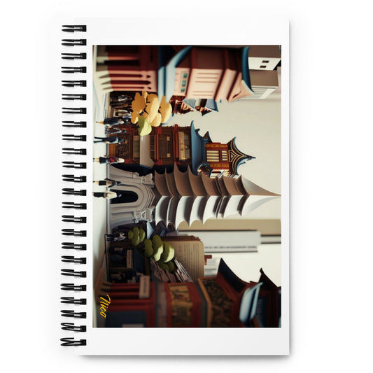 Eastern Metropolis Series Print #6 - Spiral notebook notebook