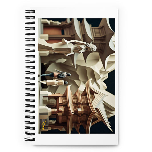 Via The Metropolis Series Print #2 - Spiral notebook