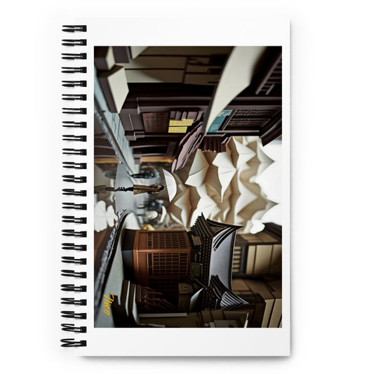 Oriental Rain Series Print #6 - Spiral notebook