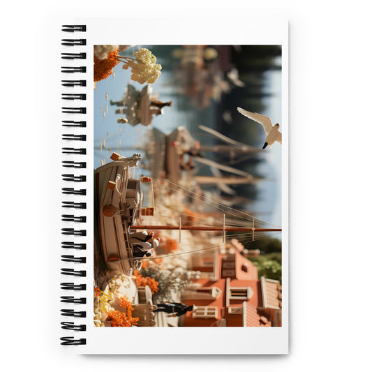 On The Docks By The Bay Print #6 - Spiral notebook