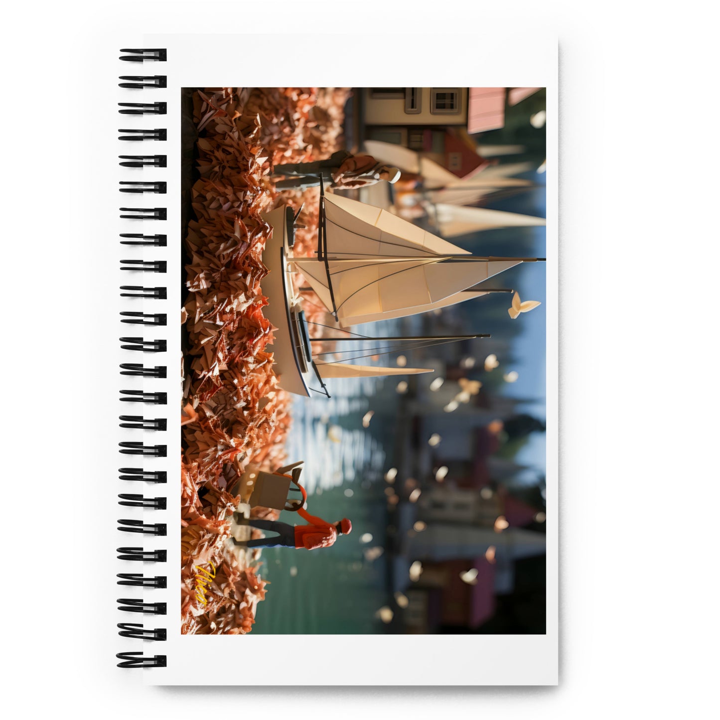 On The Docks By The Bay Print #5 - Spiral notebook