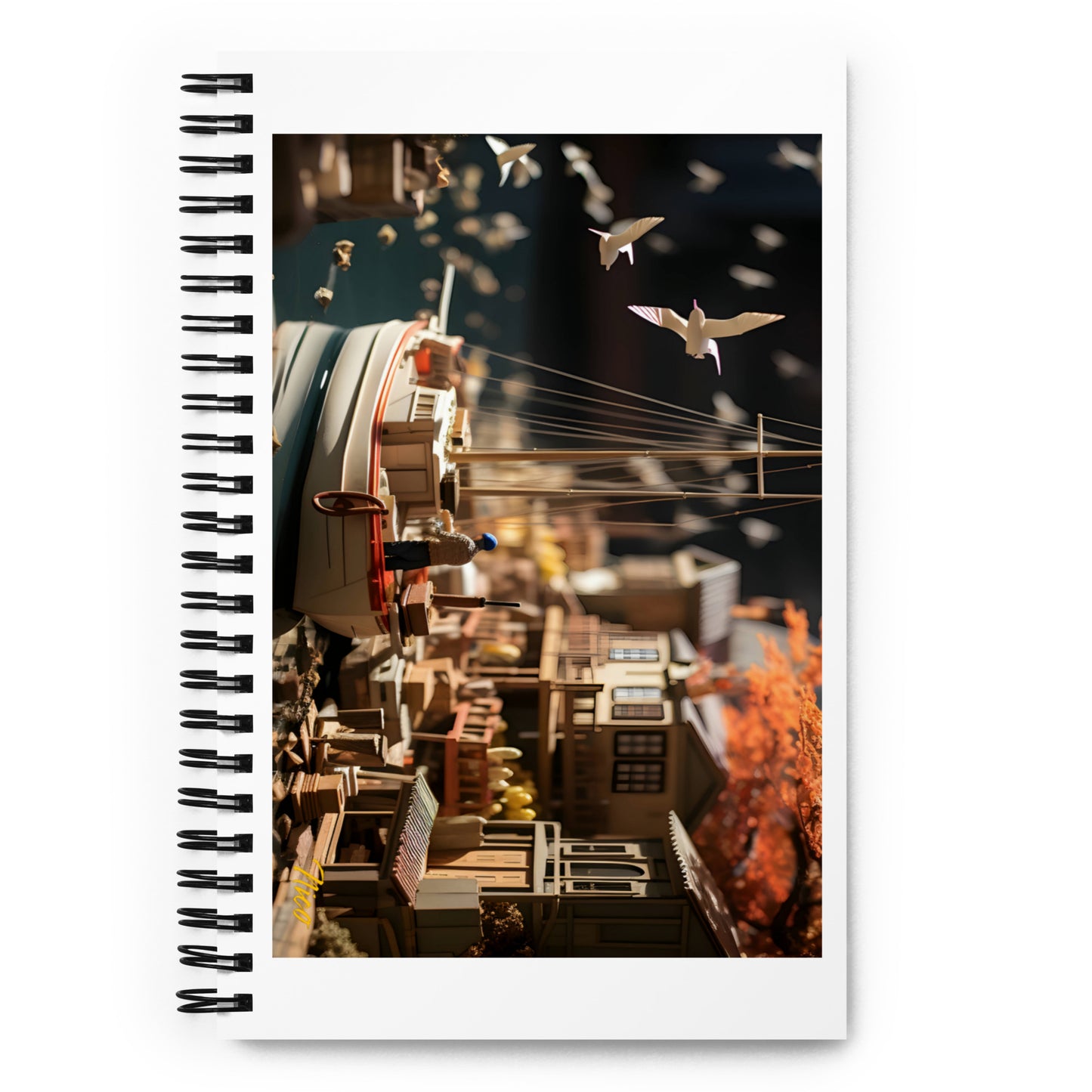 On The Docks By The Bay Print #1 - Spiral notebook