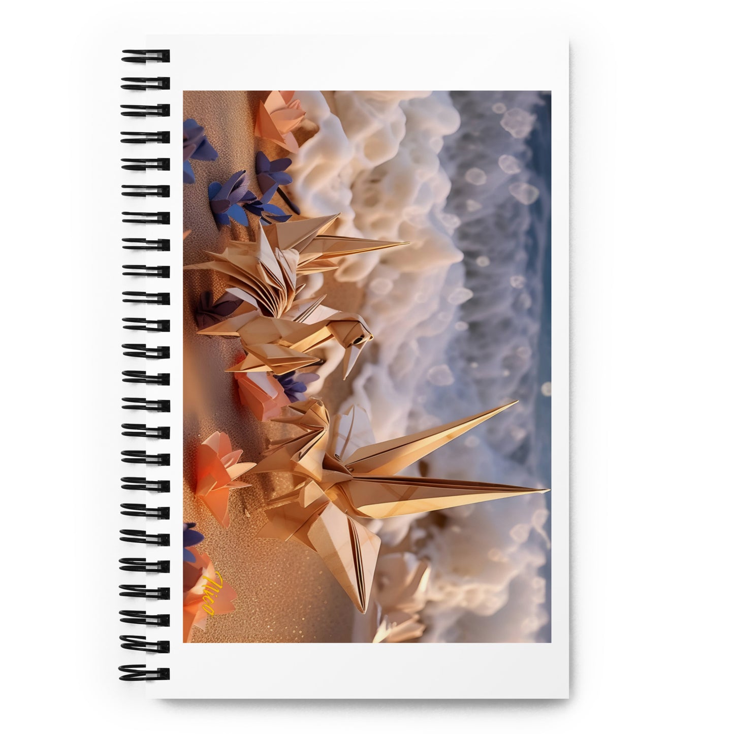 By The Seaside Print #10 - Spiral notebook