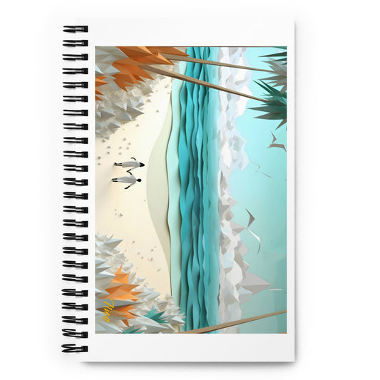 By The Seaside Print #9 - Spiral notebook