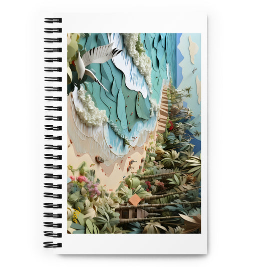 By The Seaside Print #8 - Spiral notebook