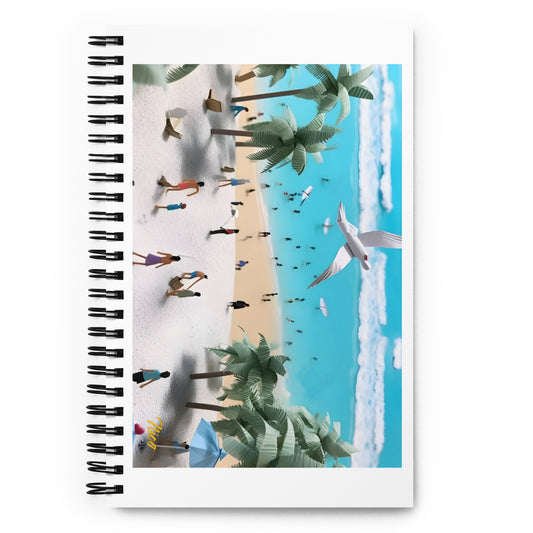 By The Seaside Print #5 - Spiral notebook