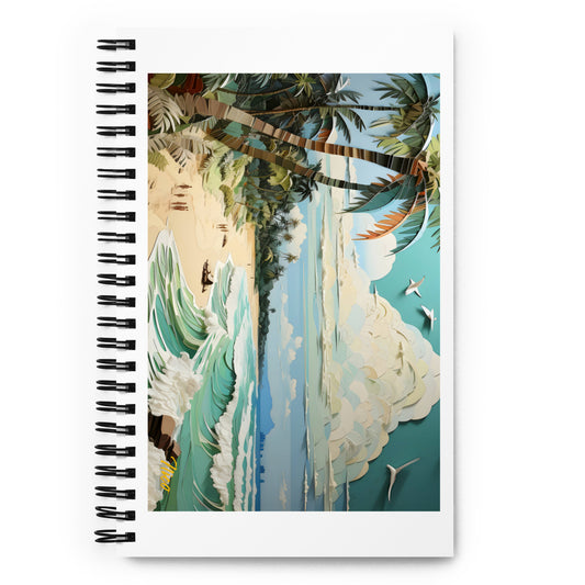 By The Seaside Print #2 - Spiral notebook