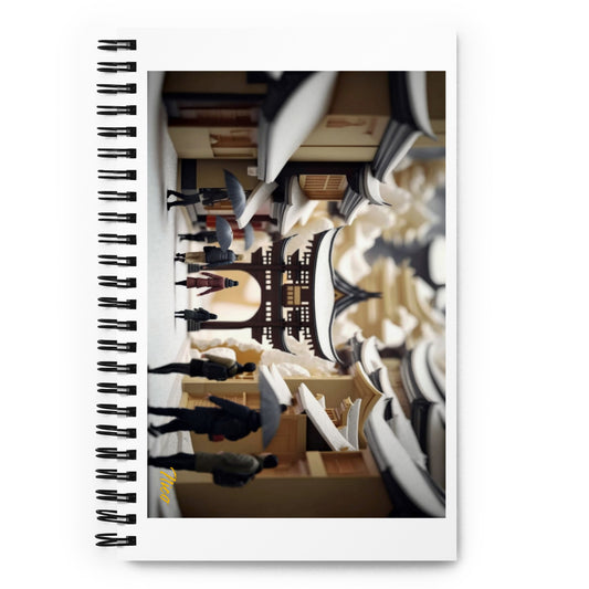 Asian Snow Series Print #8 - Spiral notebook