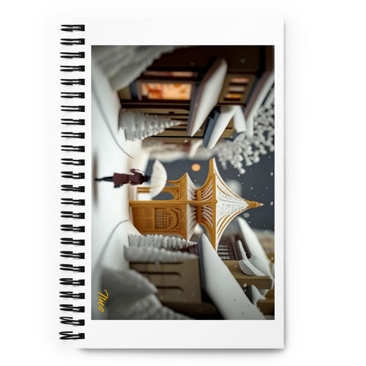 Asian Snow Series Print #5 - Spiral notebook