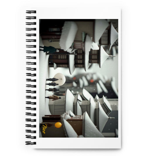 Asian Snow Series Print #3 - Spiral notebook