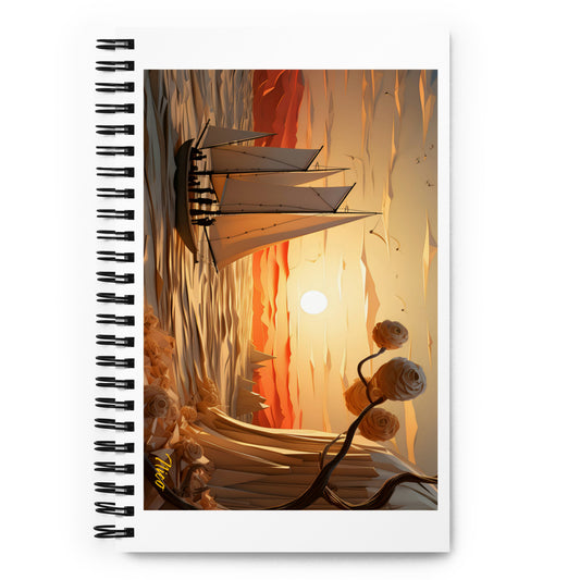 Into The Sunset Series Print #10 - Spiral notebook