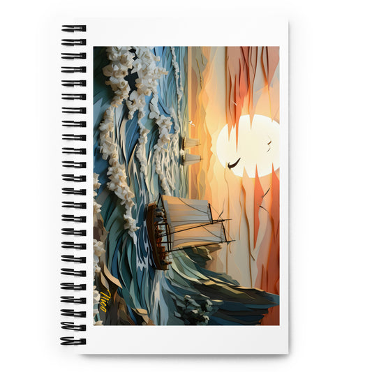 Into The Sunset Series Print #6 - Spiral notebook