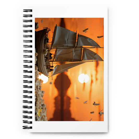 Into The Sunset Series Print #9 - Spiral notebook