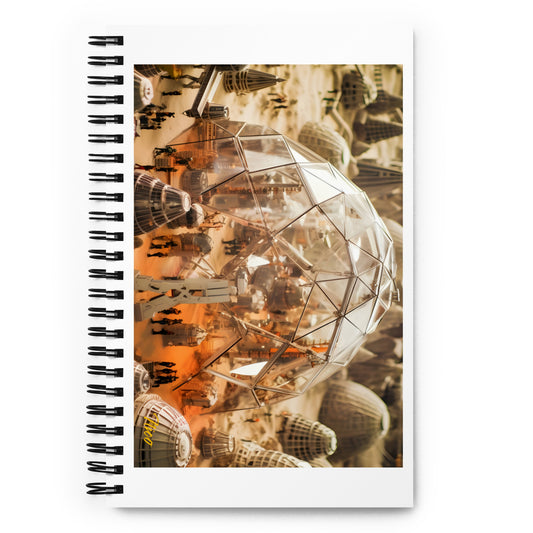 Elons' Dream Series Print #9 - Spiral notebook