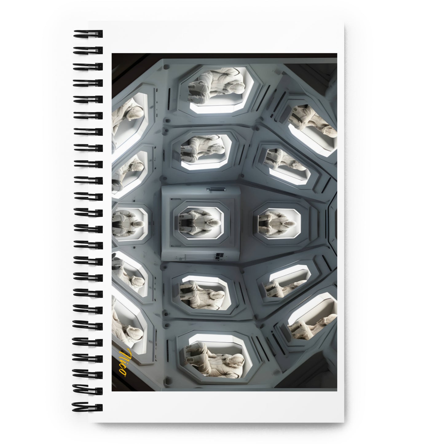 Elons' Dream Series Print #2 - Spiral notebook