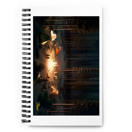 Campfire Series Print #2 - Spiral notebook