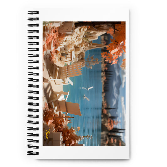 Mountain Lake Series Print #10 - Spiral notebook