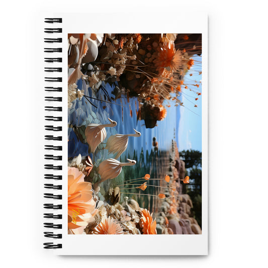 Mountain Lake Series Print #4 - Spiral notebook