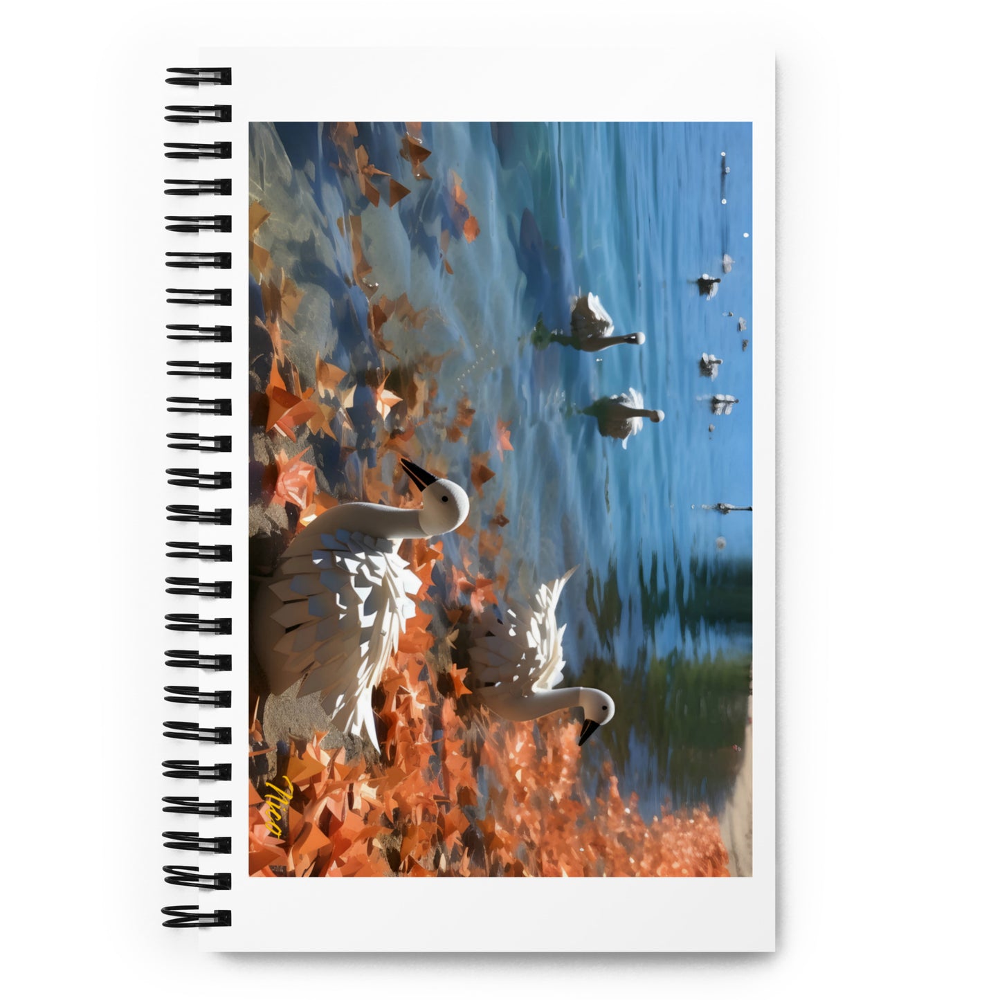 Mountain Lake Series Print #2 - Spiral notebook