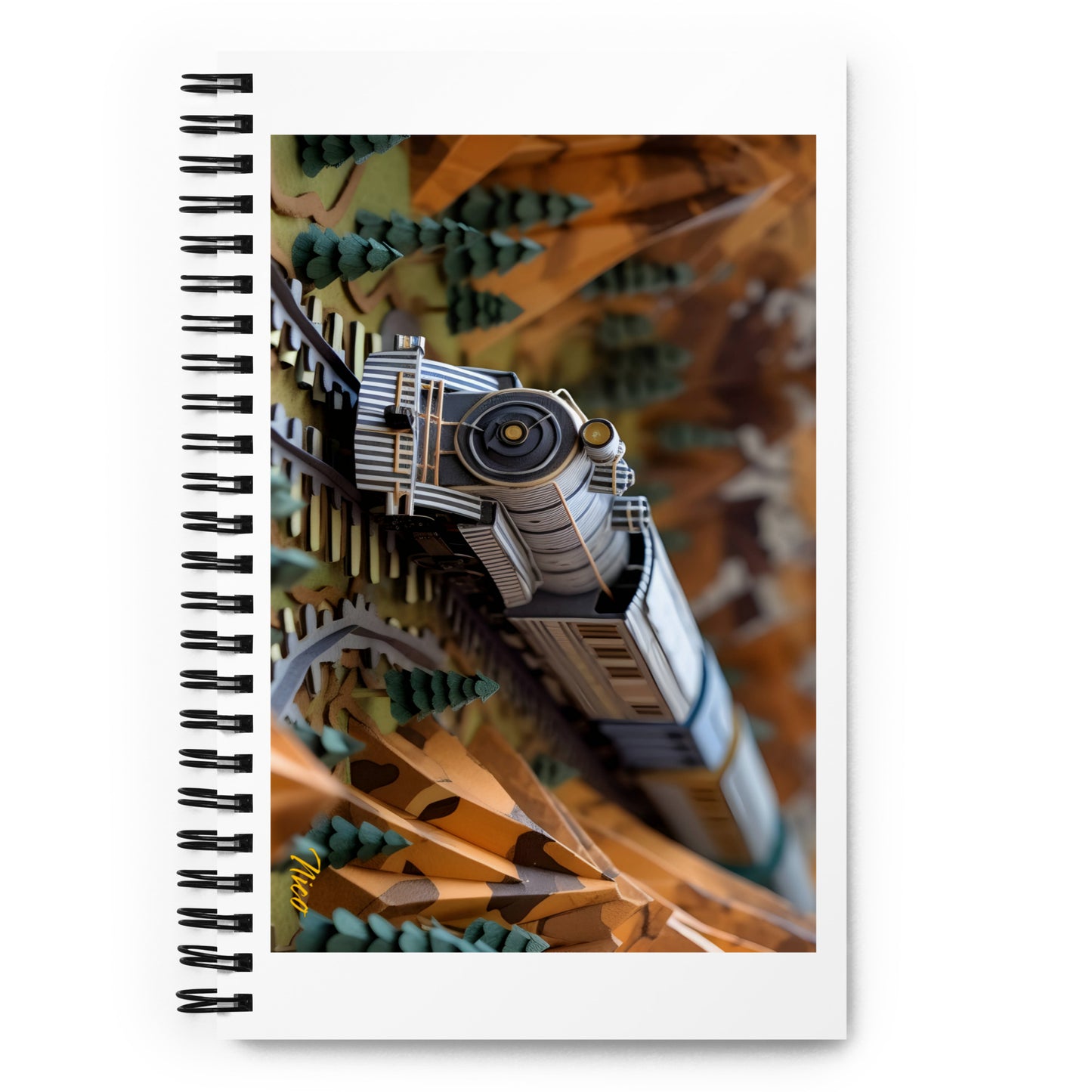 Orient Express Series Print #9 - Spiral notebook