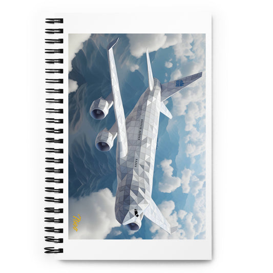 Frequent Flyer Miles Series Print #7 - Spiral notebook