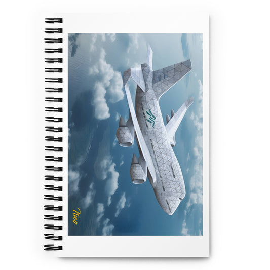 Frequent Flyer Miles Series Print #3 - Spiral notebook