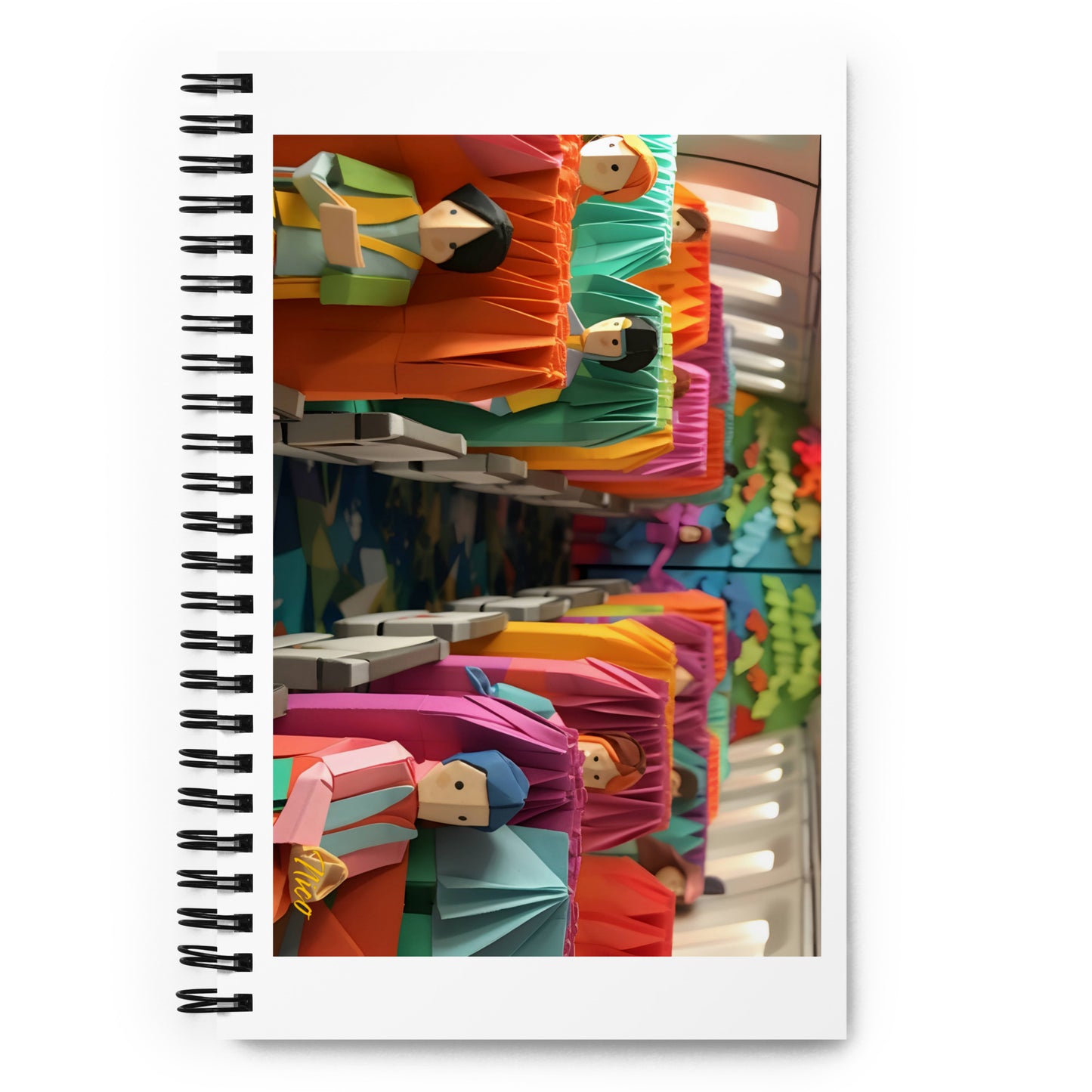 Frequent Flyer Miles Series Print #2 - Spiral notebook