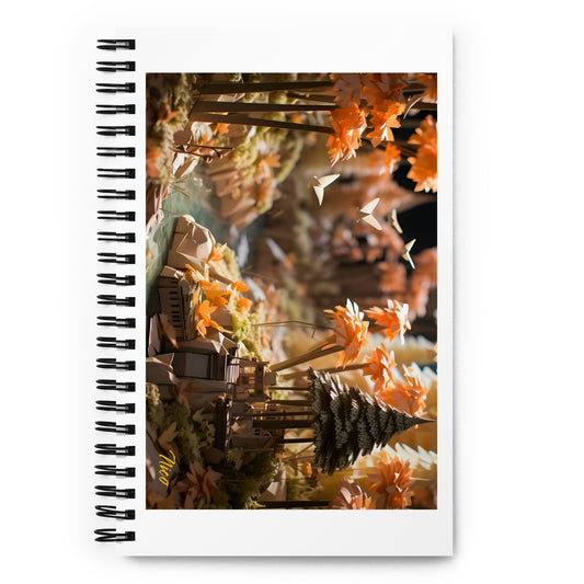 Relaxing By The Brook Series Print #3 - Spiral notebook