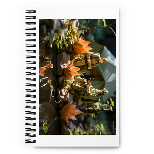 Relaxing By The Brook Series Print #7 - Spiral notebook