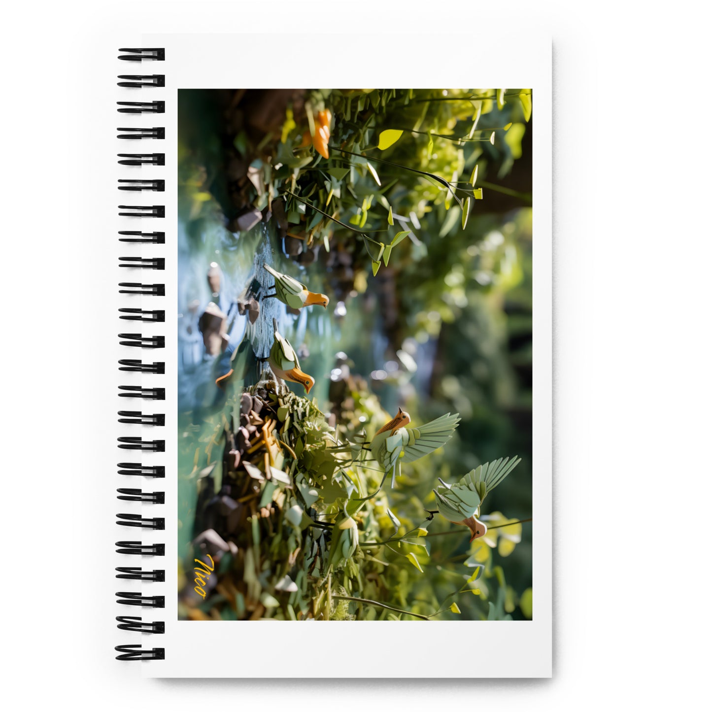 Relaxing By The Brook Series Print #8 - Cahier à spirale