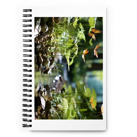 Relaxing By The Brook Series Print #9 - Spiral notebook