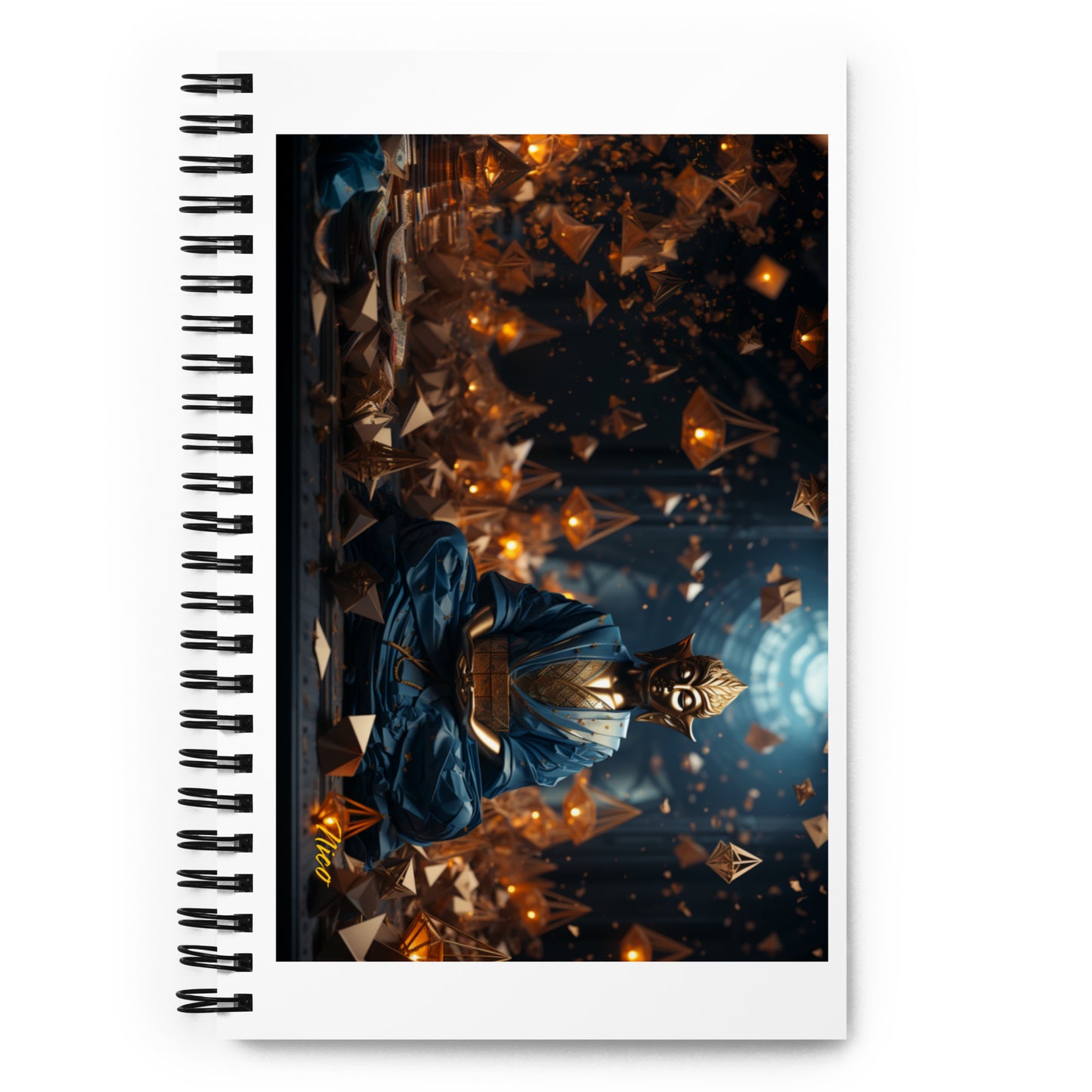 Ascending Buddha Series Print #1 - Spiral notebook