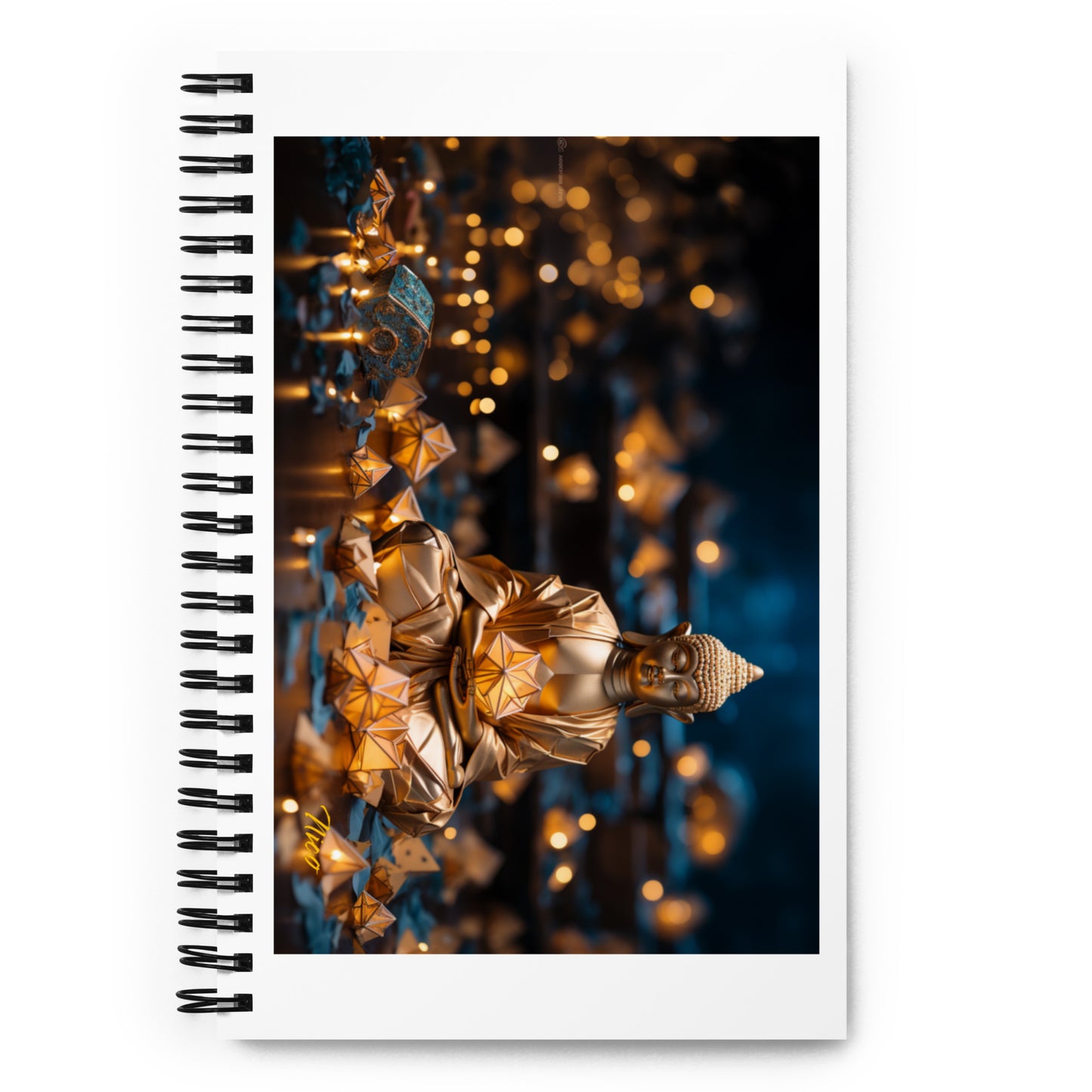 Ascending Buddha Series Print #9 - Spiral notebook